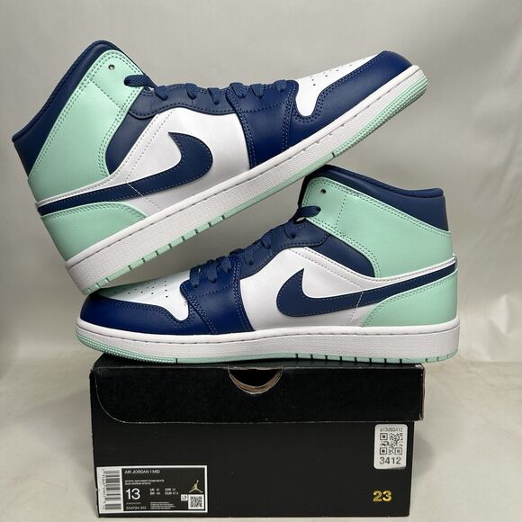 Nike Air Jordan 1 Mid Retro “Mystic Navy/Mint Foam” 2024 main image 5